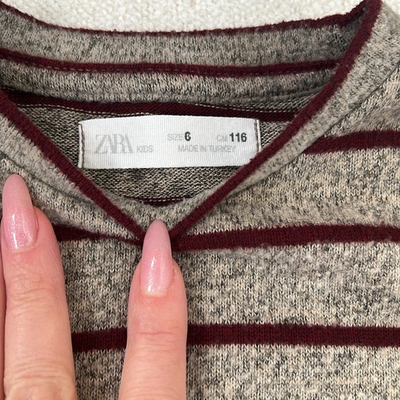 Zara soft long sleeve -sz 6 - Picture 3 of 3